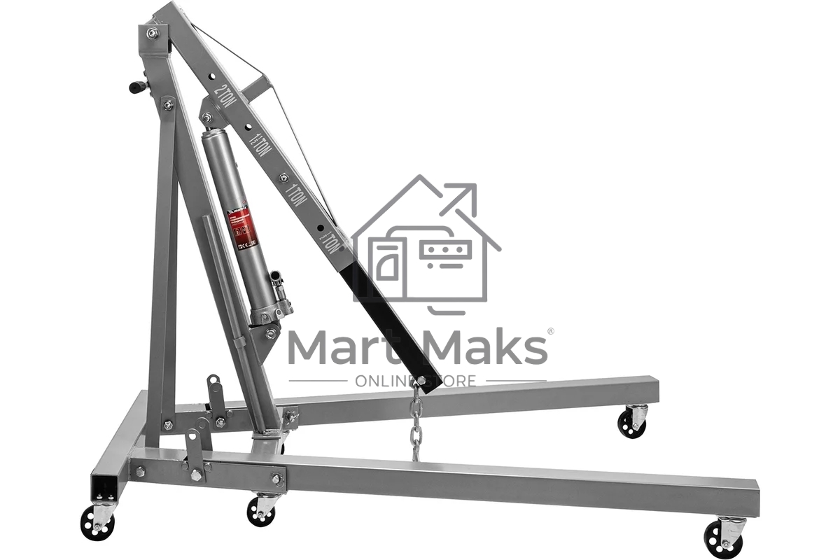 Кран гидравлический MATRIX 567325 2 т, h подъема 25–2382 мм, складной