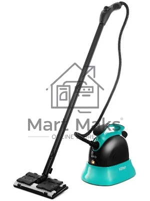 Пароочиститель напольный Kitfort КТ-9102-3 черный/бирюзовый