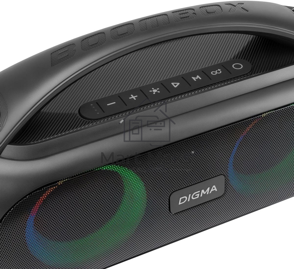 Колонка портатитвная Digma D-PS1530 черный/черный 50W 2.1 BT 10м 3000mAh (SP1530B)