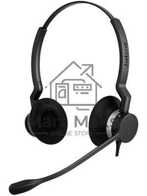 Гарнитура Jabra BIZ 2300 Duo USB чёрный, проводная