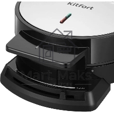 Вафельница Kitfort КТ-5616 1000Вт черный/серебристый