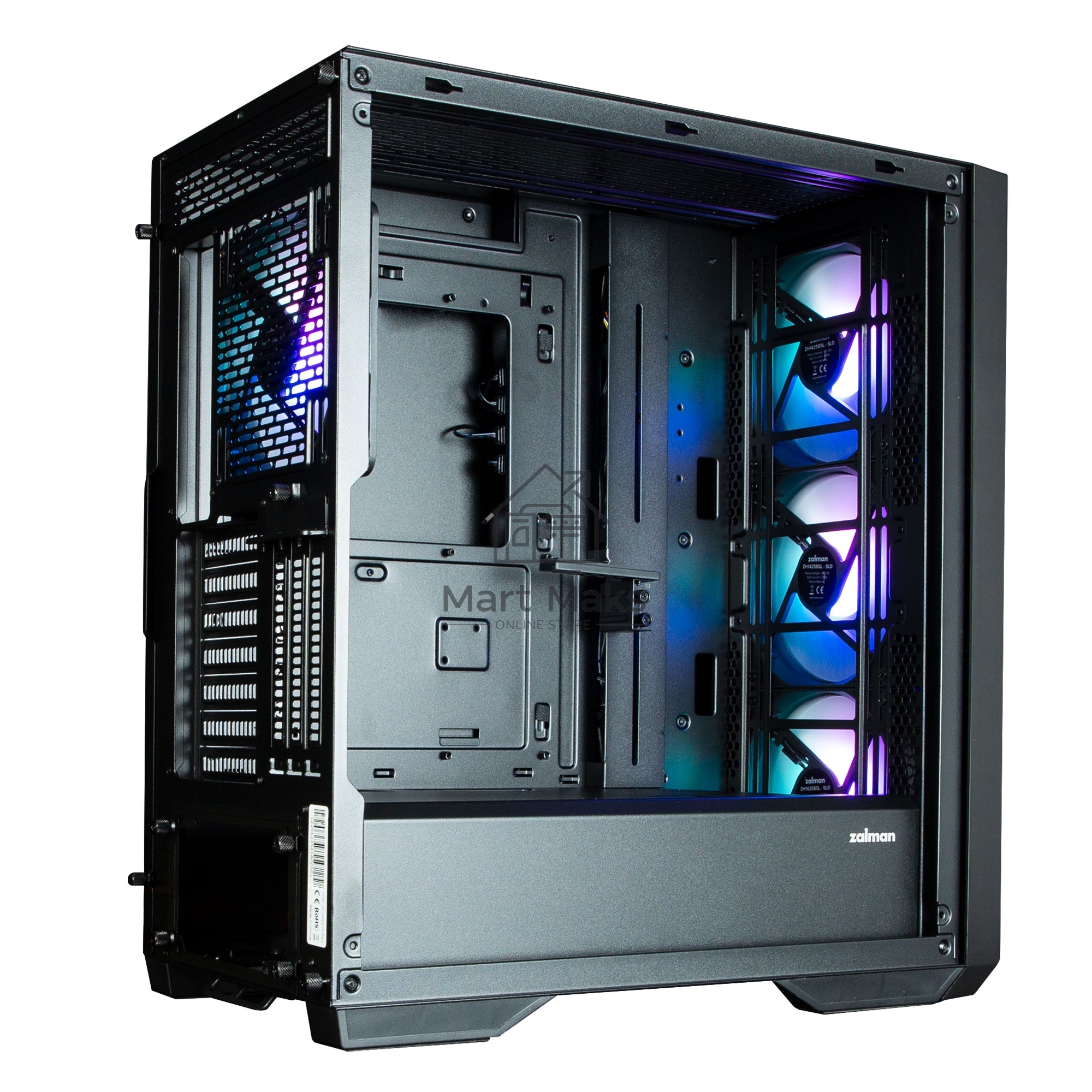 Компьютерный корпус MidiTower Zalman Z9 Iceberg MS black EATX (Zalman Z9 Iceberg MS) (без блока питания)