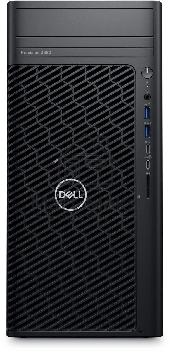 Компьютер Dell Precision 3680 MT Core i9 14900K (3.2) 64Gb SSD2Tb RTX4500 24Gb Windows 11 Pro GbitEth 1000W мышь клавиатура черный (3680-96241)