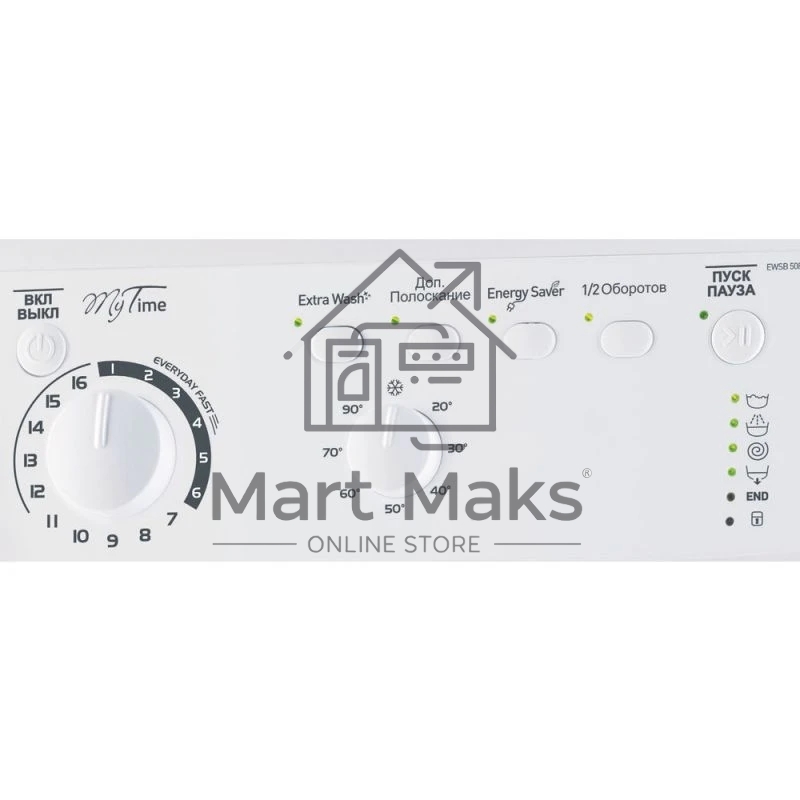 Стиральная машина Indesit EWSB 5085 CIS белый, загрузка фронтальная 5 кг, 800 об/мин., класс: А