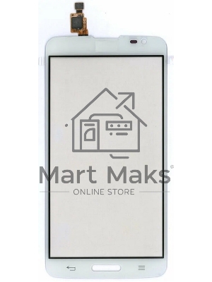 Сенсорное стекло (тачскрин) для LG G PRO LITE D680 D684, белое