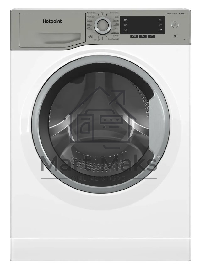 Стиральная машина Hotpoint NSD 6239 SVE RU белый, загр. фронтальная макс.: 6 кг 1200 об/мин класс: А