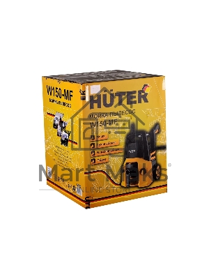 Минимойка-пылесос Huter W150-MF желтый/черный, 1700 Вт, 365 л/ч, 8 м