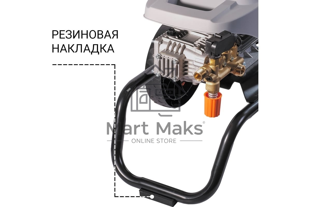 Мойка высокого давления Bort KEX-2800 2500 Вт, максимальное давление 125 бар, рабочее давление 105 бар, 12 л/мин, 23 кг, набор аксессуаров 10шт