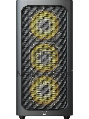 Компьютерный корпус Aerocool / Formula Air Mesh G3 черный без БП mATX 4x120мм 2x140мм 2xUSB 3.0 audio bott PSU