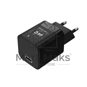 Зарядное устройство MORE CHOICE (4620202555847) NC86a 1Type-C 3.0A PD 20W для Type-C Type-C, черный