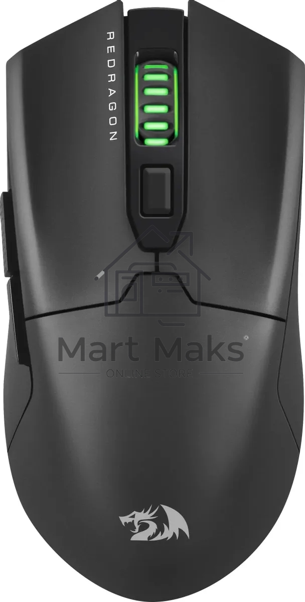 Мышь проводная игровая REDRAGON FYZU черная (USB, Pixart P3395, Huano, 6 кн., 26000 Dpi, RGb подсветка)