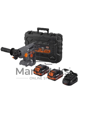 Бесщеточный перфоратор Anycons AC-H408 SDS+, 2 Дж, 21В, 2 акб