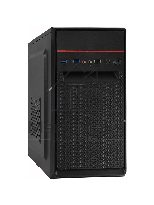 Компьютерный корпус Minitower ExeGate BAA-107U-AA500 (mATX, БП AA500 с вент. 8см, 1*USB+2*USB3.0, аудио, черный)