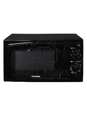 Микроволновая печь Starwind SWM5420 черный, 20 л, 700 Вт, переключатели - поворотный механизм