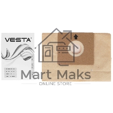 Пылесос VESTA V3B2000 серый, 450/1800 Вт, уборка сухая, пылесборник мешок 3.2 л