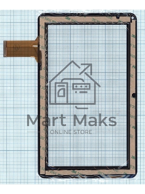 Сенсорное стекло (тачскрин) LH3039, черное