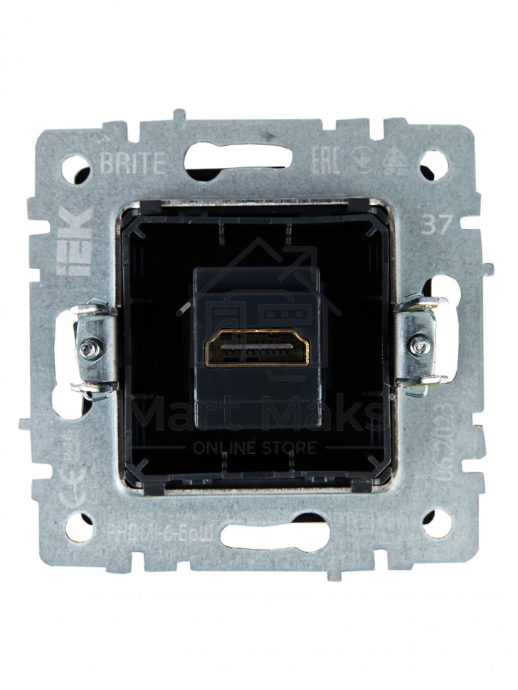 Розетка HDMI IEK BRITE РHDMI-0-БрШ шампань