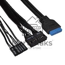 Компьютерный корпус Miditower ExeGate CP-603-UNS450 (ATX, БП UNS450 с вент. 12см, 2хUSB, аудио, черный)