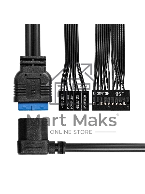 Компьютерный корпус Desktop ExeGate MI-307U2-M350 (mini-ITX/mATX, БП M350 с вент. 8см, 2*USB+2*USB 3.0, HD аудио, черный)