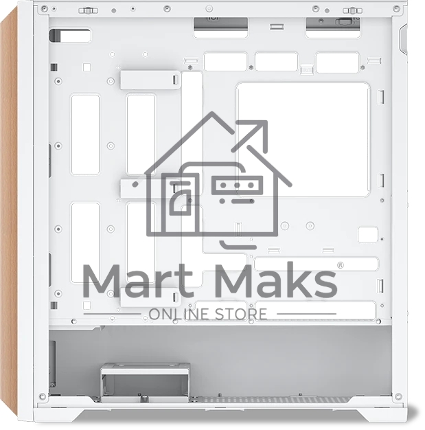 Компьютерный корпус без блока питания SAMA Z60 белый, Midi-Tower, TG, 4x140мм ARGb, 2xUSB 3.0 + 1xUSB 3.1 Type-C, E-ATX, ATX, mATX, mITX белый