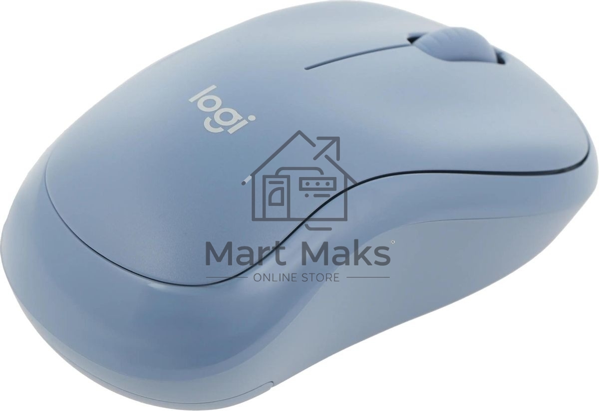 Мышь беспроводная Logitech M221 голубой, 1000 dpi, радиоканал, USB, кнопки - 3