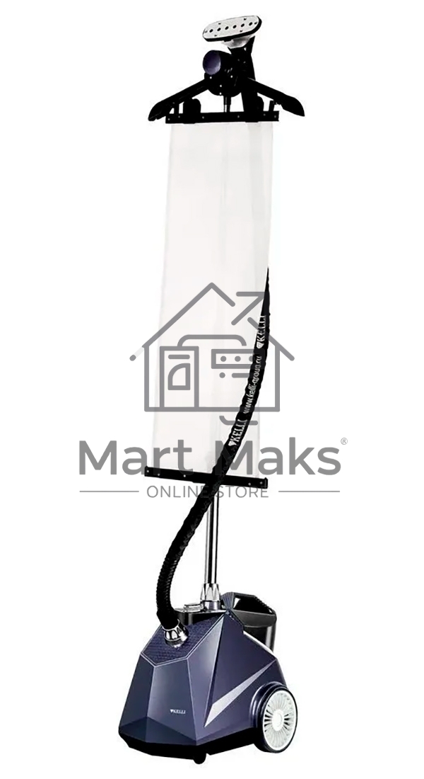 Отпариватель Kelli KL-817 синий, 2800 Вт, 90 г/мин, 3800 мл