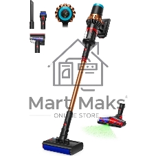 Пылесос вертикальный Dyson V16 Piston Animal Submarine черный/медь, питание от аккумулятора, 315 Вт, уборка сухая/влажная, пылесборник 1,3 л