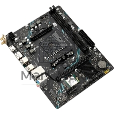 Материнская плата Maxsun B450M GAMING WIFI, AM4, AMD B450, 2xDDR4 (до 64 ГБ), 2xSATA, 1xM.2 (PCIe 3.0 x4), 1xPCIe 3.0 x16, 1xPCIe 3.0 x1, 1xHDMI, 1xDP, 1x1Gb LAN, Wi-Fi 5, Bluetooth 4.2, 4xUSB-A 5Gbps, 2xUSB-A 2.0, 3x3.5 мм, 7.1, mATX