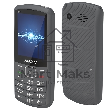 Мобильный телефон Maxvi P33 темно-серый