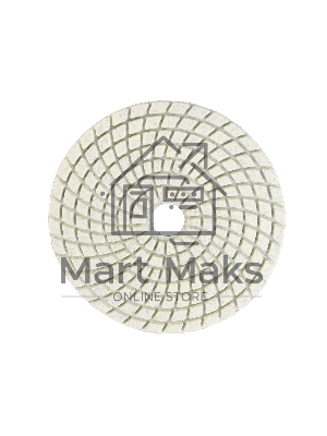 Круг PATRIOT алмазный гибкий шлифовальный АГШК Ø100 мм P50 - вод.охл.