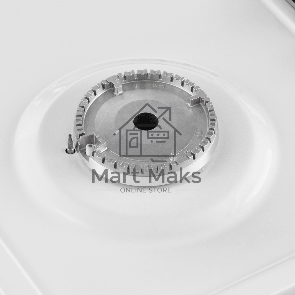 Плита газовая Maunfeld MGC50GCW08D белый, конфорок 4 шт, духовка 59 л, 50 см x 89 см x 65 см