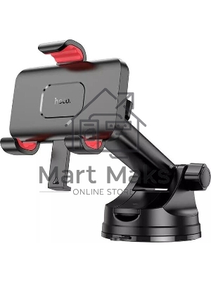 Автомобильный держатель HOCO (6942007605656) H22 красно-черный