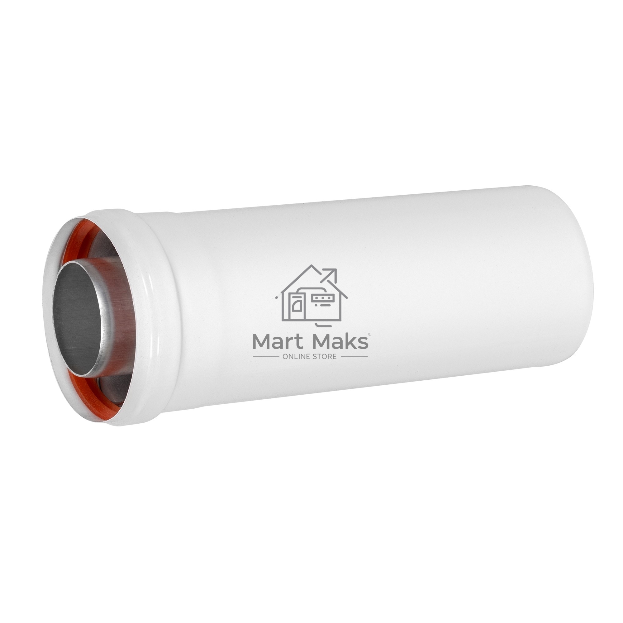 Удлинитель коаксиального дымохода раструбн. Royal Thermo 60/100, 250 мм Удлинитель коаксиального дымохода раструбн. Royal Thermo 60/100, 250 мм