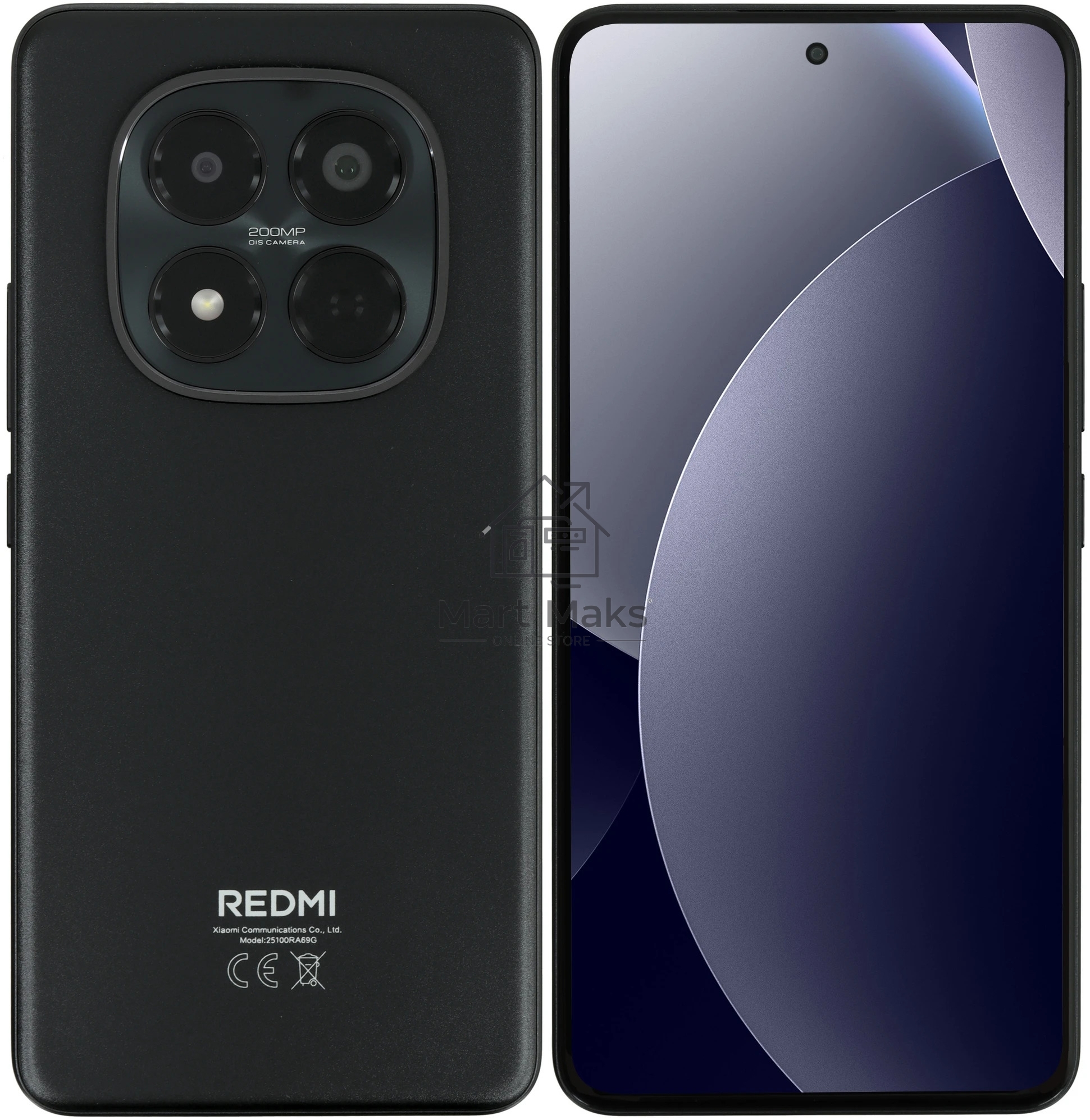 Смартфон Xiaomi Redmi Note 15 Pro 12Gb, 512Gb, черный