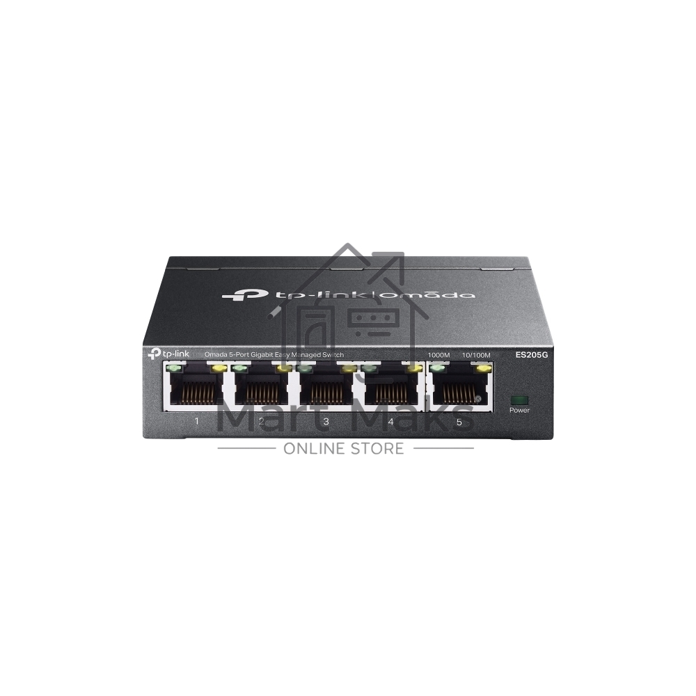 Коммутатор TP-Link Omada ES205G, 5×1 Гбит/с, настраиваемый