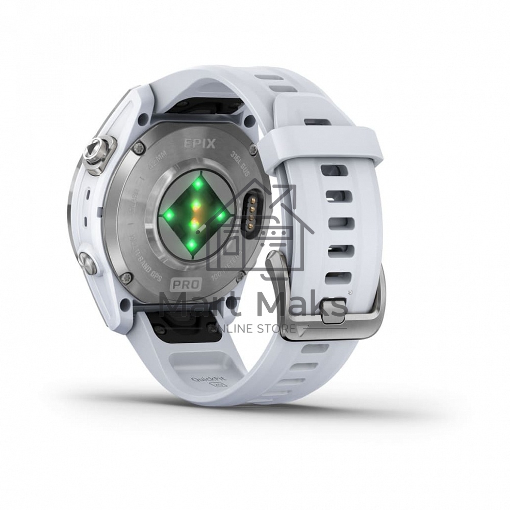 Часы Garminn EPIX PRO g2 42mm SS Whitestone 010-02802-01 26219 753759317959