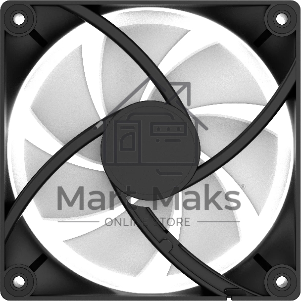 Вентилятор для корпуса Ocypus Delta F12 BK ARGB черный 120мм 2000rpm 4-pin