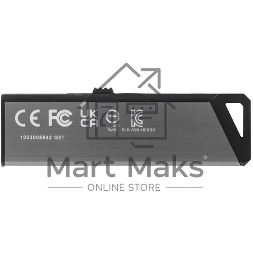 Флеш диск ADATA Elite UE800, 2ТБ, USB 3.2/TypeC, R/W 1000/1000 МБ/с, серый