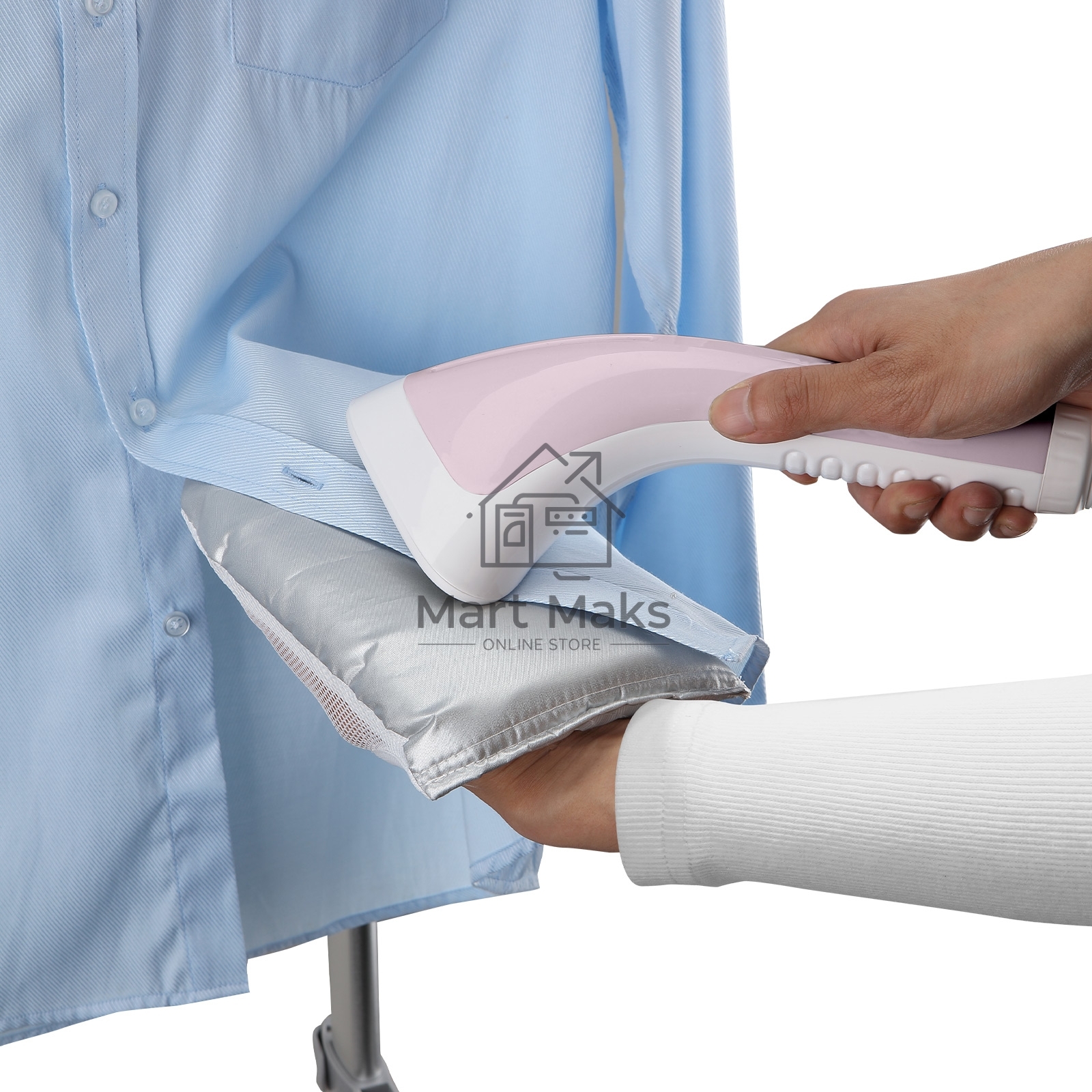 Отпариватель Galaxy Line GL 6216 белый/розовый, 2200 Вт, 46 г/мин, 1700 мл