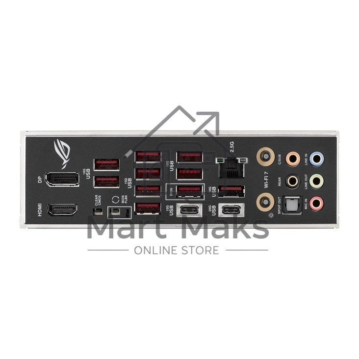 Материнская плата ASUS ROG STRIX Z790-E GAMING WIFI II, LGA 1700, Intel Z790, 4xDDR5, 4xSATA, 5xM.2, 1xPCIe 5.0 x16, 2xPCIe 4.0 x16, 2.5Gb LAN, 1xUSB-A 3.2 Gen 2, 2xUSB-A 3.2 Gen 2x2, 1xHDMI, 1xDP, 3x3.5 мм, 7.1, ATX