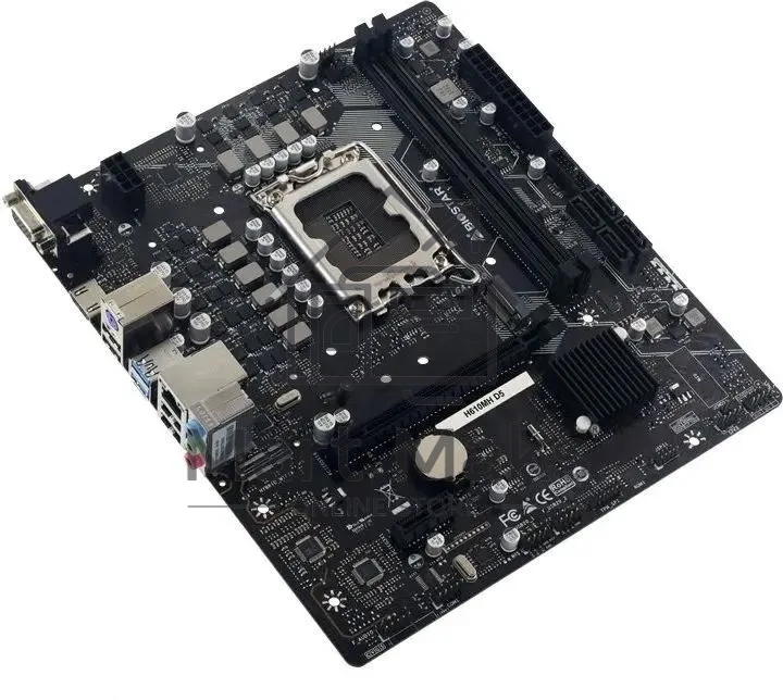 Материнская плата Biostar H610MH D5, LGA 1700, Intel H610, 2xDDR5, 4xSATA, 1xM.2 PCIe 3.0 x4, 1xPCIe 4.0 x16, 1xPCIe x1, 1xHDMI, 1xVGA, 1x 1Gb LAN, 4xUSB-A 2.0, 2xUSB 3.2 Gen 1, 3x3.5 мм, mATX