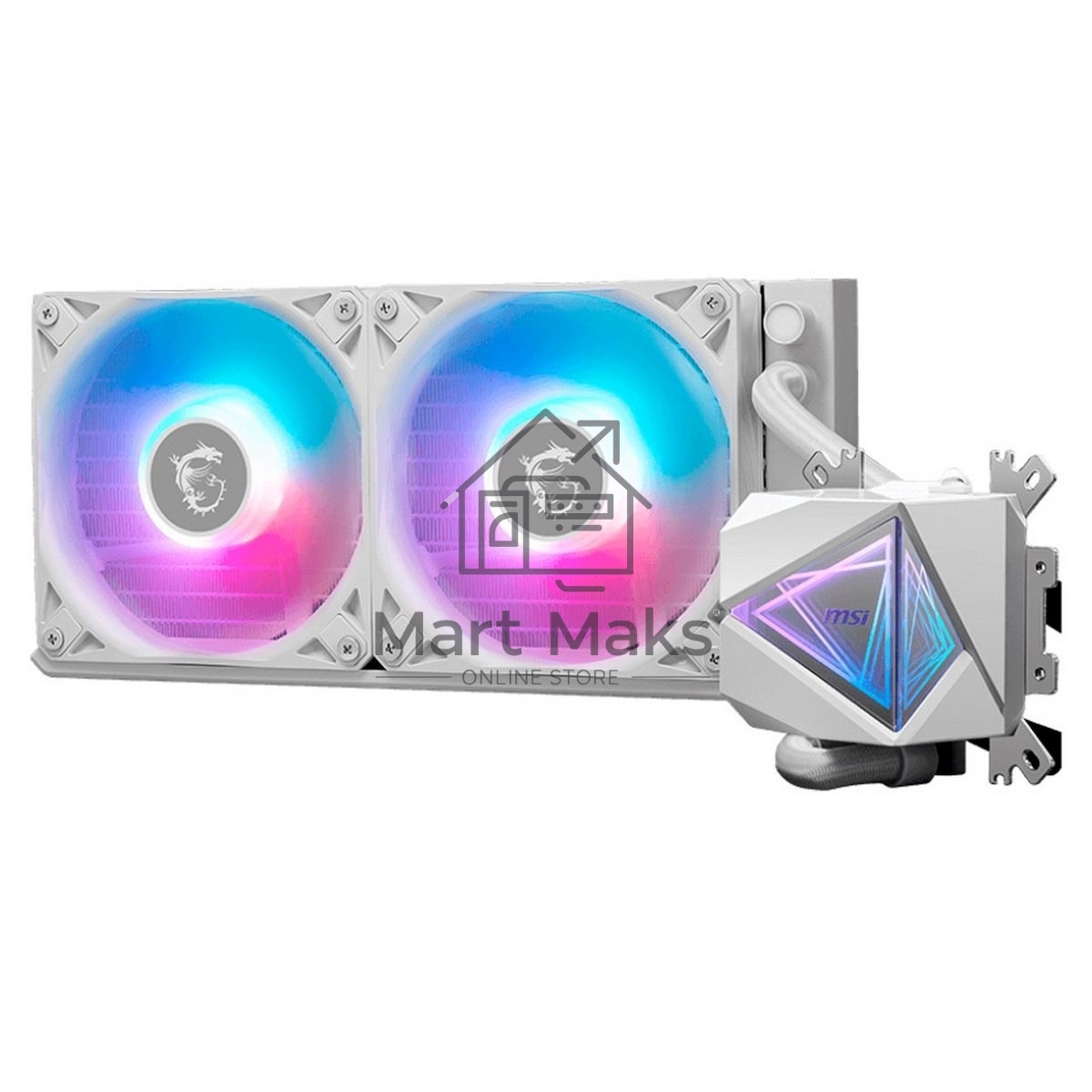 Жидкостная система охлаждения MSI MAG CORELIQUID I240 2x ARGB Gen2 Fan, ARGB Gen2 Block, Color Box