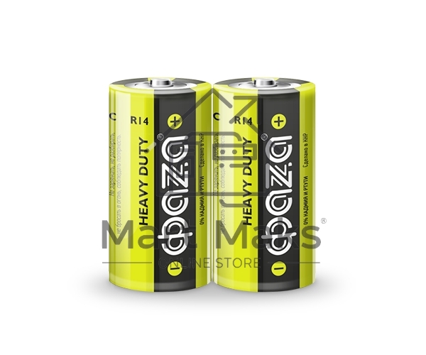 Элемент питания солевой R14 Heavy Duty Shrink-2 (уп.2шт) ФАZА 4895205002234, 1.5 В