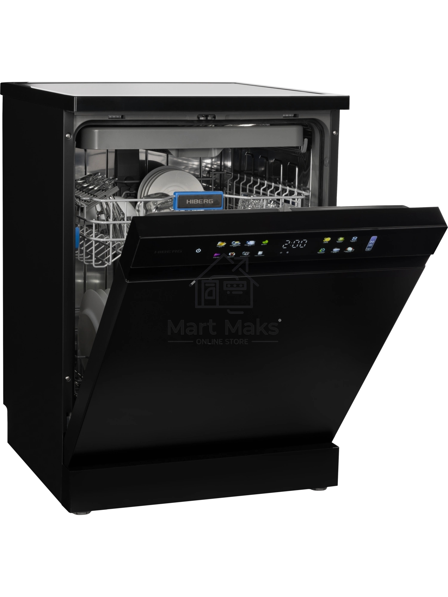 Посудомоечная машина HIBERG i-F 6815 LB, черный, 60 см, 15 компл., 46 дБ, класс A+++