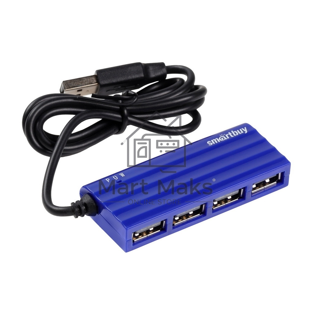 USB-хаб SMARTBUY (SBHA-6810-B) 4 порта синий
