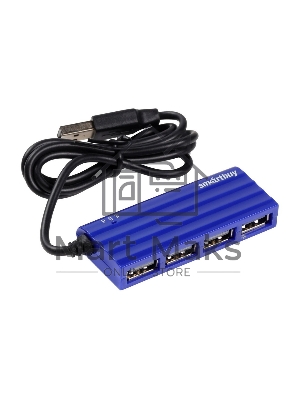 USB-хаб SMARTBUY (SBHA-6810-B) 4 порта синий