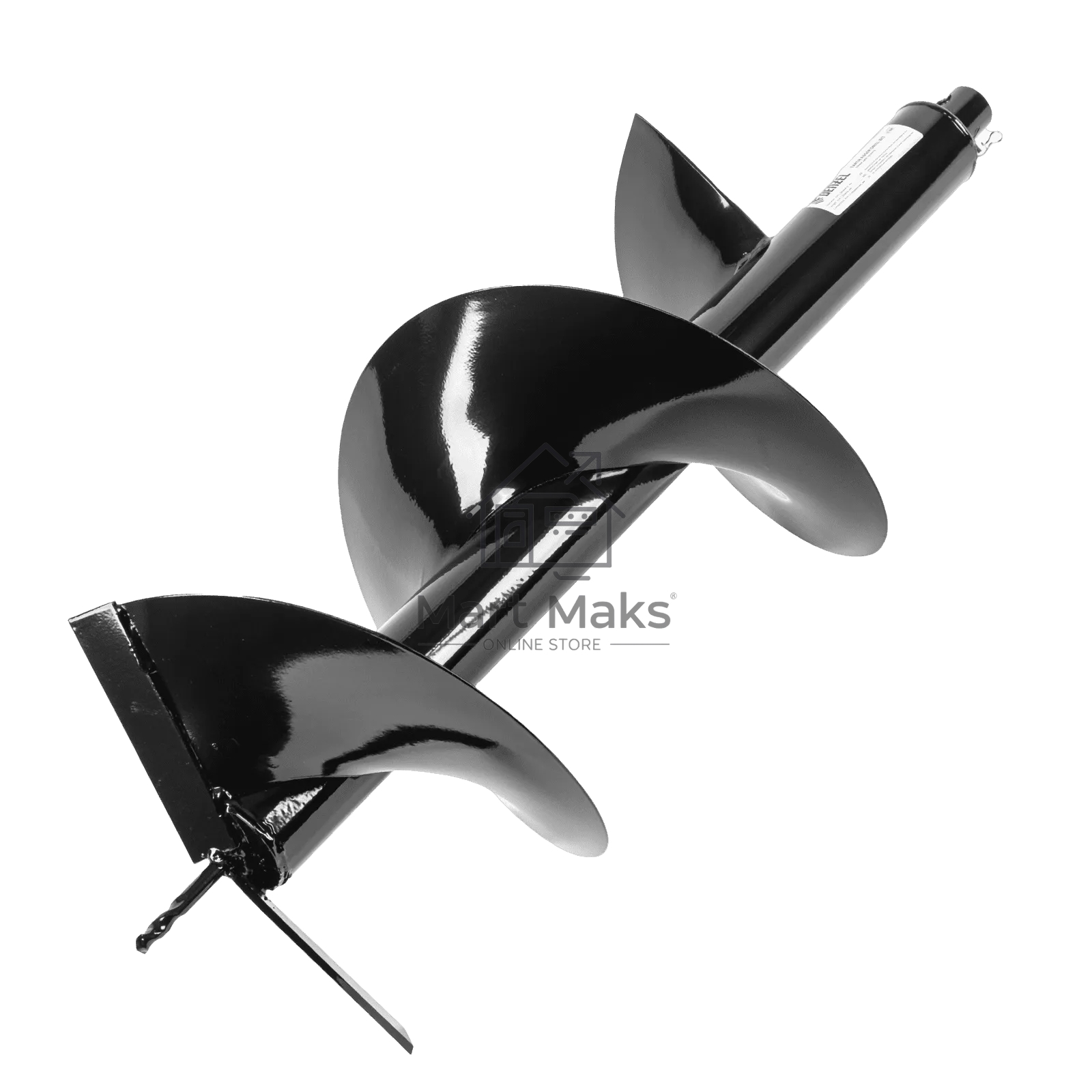 Шнек для грунта Denzel E-300, диаметр 300мм, длина 800мм,соединение 20мм, несъемный нож