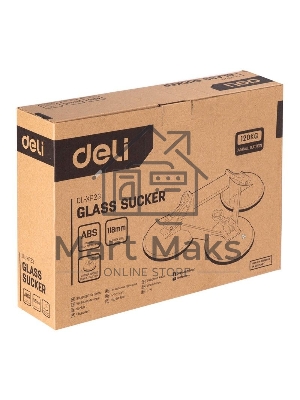 Присоска для стекла тройная Deli DL-XP23 3*118мм