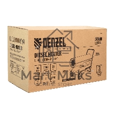Дизельная тепловая пушка Denzel DHG-50, 50 кВт, 1100 м3/ч, прямой нагрев