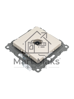 Розетка TV TOKOV ELECTRIC оконечная СП Pixel 1DB механизм бежевый